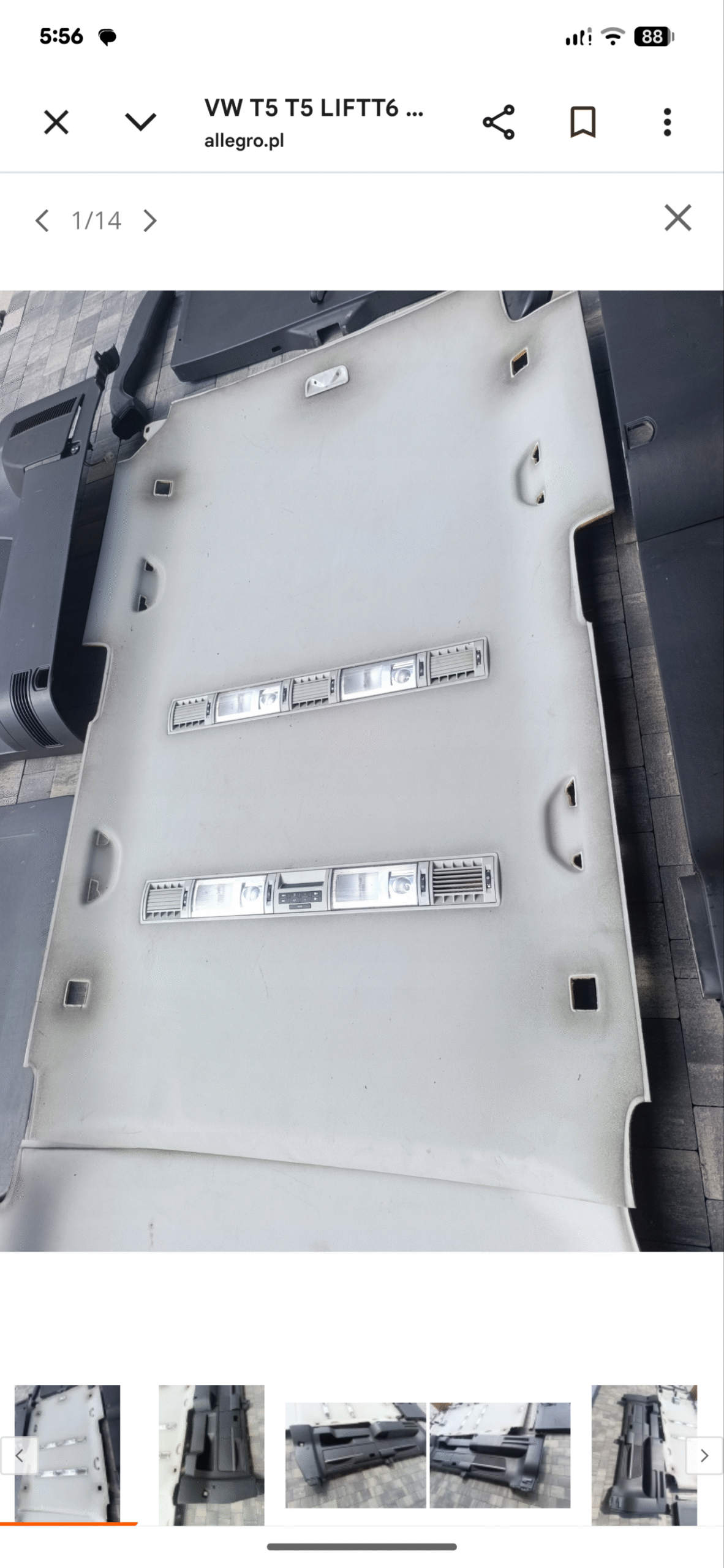 VW T5 T5 LIFTT6 COMPLETE INTERIOR 1X OPENING DOORS MULTIVAN SHORT - Image 11