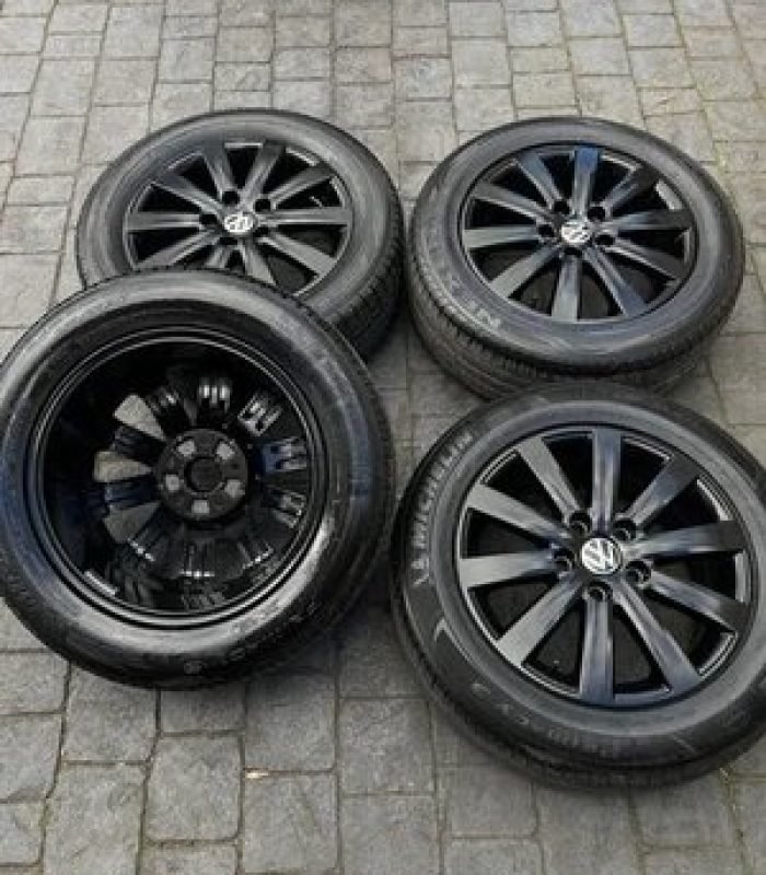 4 x GENUINE GLOSS 17″ VW TRANSPORTER T6 T5 CALIFORNIA OCEAN ALLOYS WHEELS TYRES
